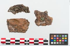 Foto von Eisenblechbruchstücke (NHMW-PRAE-025116)